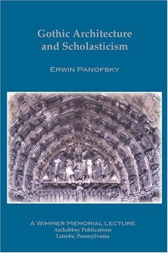 Cover of Gothic architecture and scholasticism