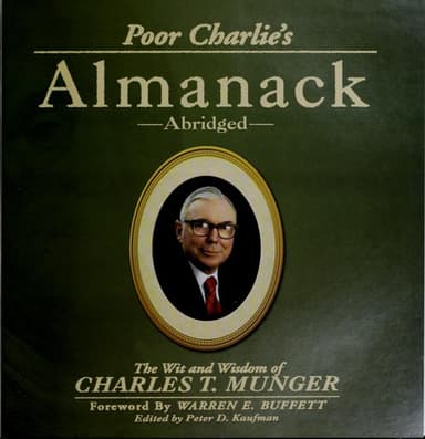 Cover of Poor Charlie's Almanack